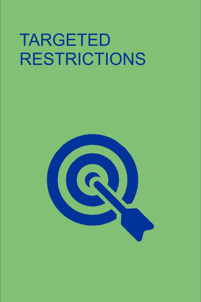 <b>TARGETED RESTRICTIONS</b>